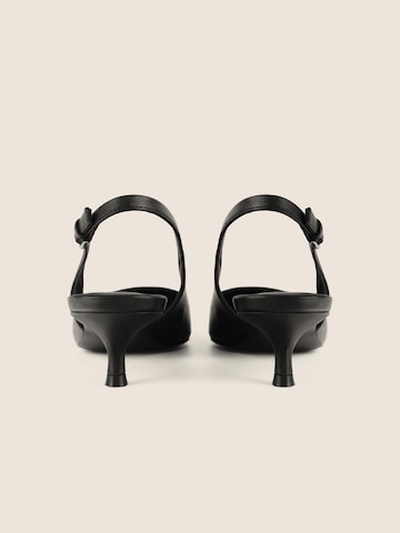 L37 HANDMADE SHOES Slingpumps 'ELEGANCE ESSENCE' in Zwart