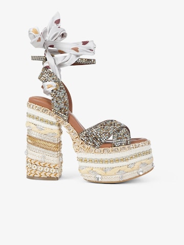 Kurt Geiger - Sandália em bronze: frente