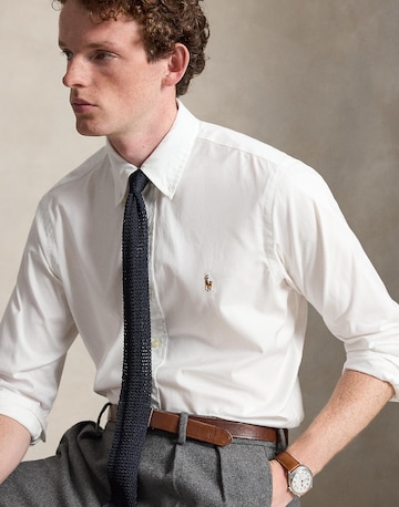 balts Polo Ralph Lauren Standarta piegriezums Krekls