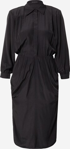 Sisley Košilové šaty – černá: přední strana