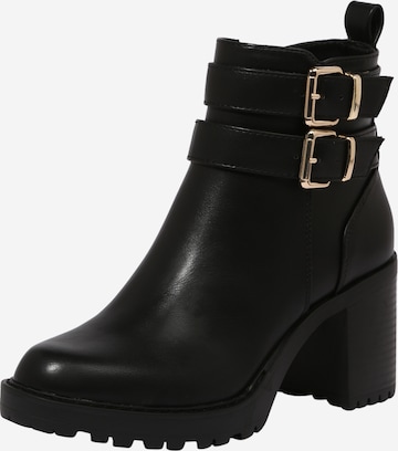 Bottines 'BARBARA-14' ONLY en noir : devant