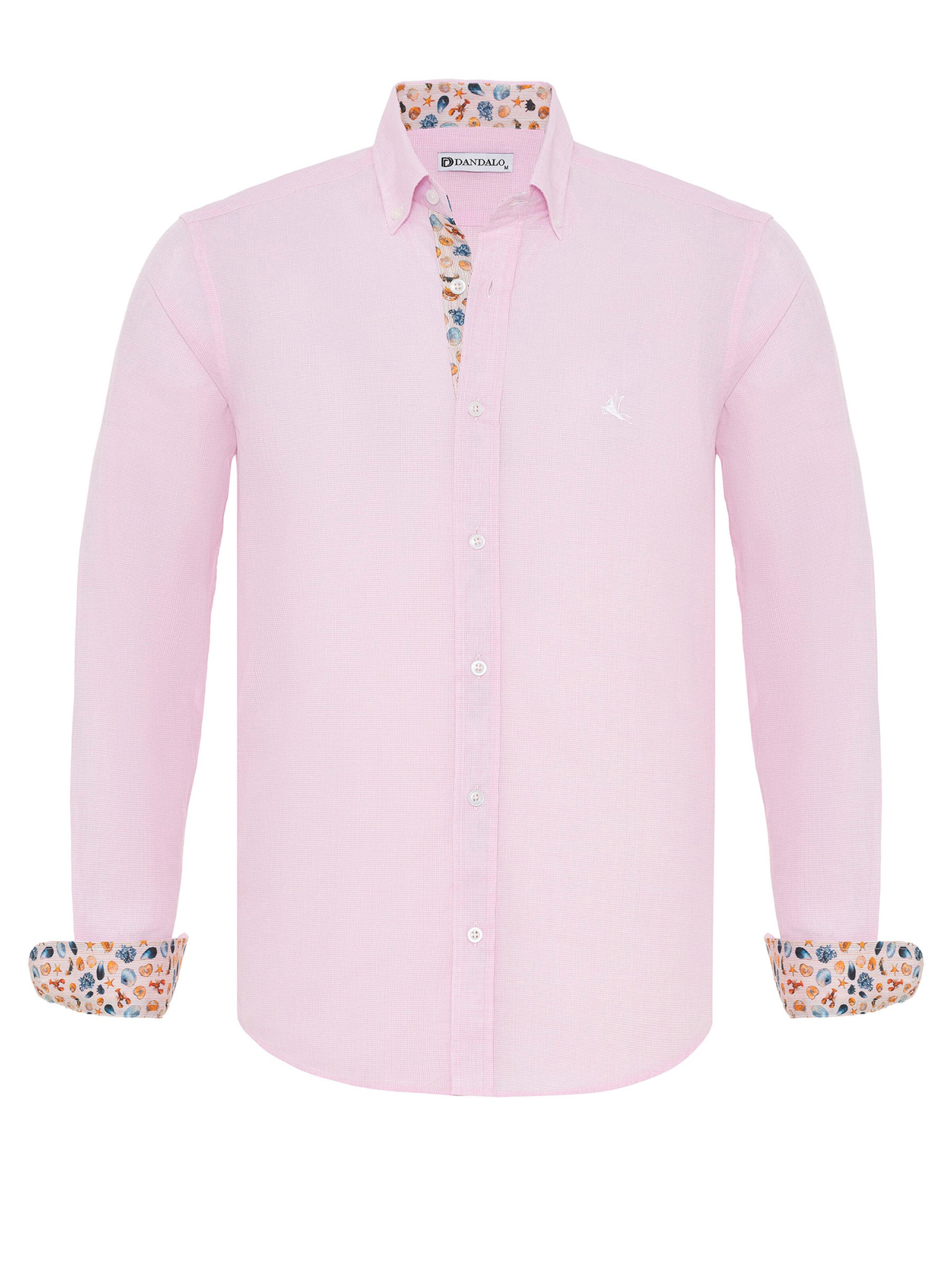 Dandalo Rovný strih Košeľa - Ružová: predná strana