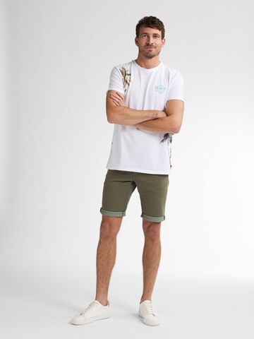 Petrol Industries T-Shirt 'Islandcrest' in Weiß