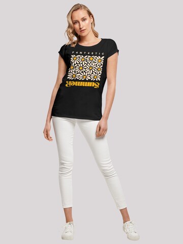 T-shirt 'Summer Sunflower' F4NT4STIC en noir