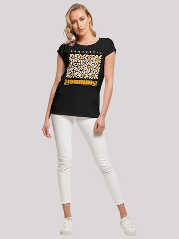 F4NT4STIC T-Shirt 'Summer Sunflower' in Schwarz