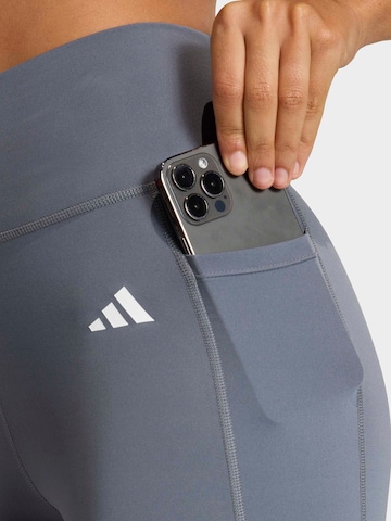 ADIDAS PERFORMANCE Skinny Sportnadrágok 'ESS' - szürke