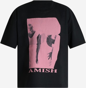 T-Shirt AMISH en noir : devant