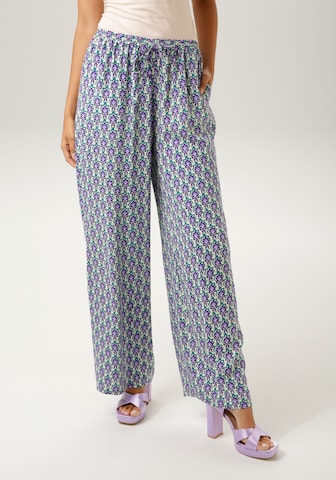 Aniston CASUAL Wide leg Pants in Blue: front