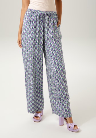 Aniston CASUAL Wide Leg Hose in Blau: predná strana