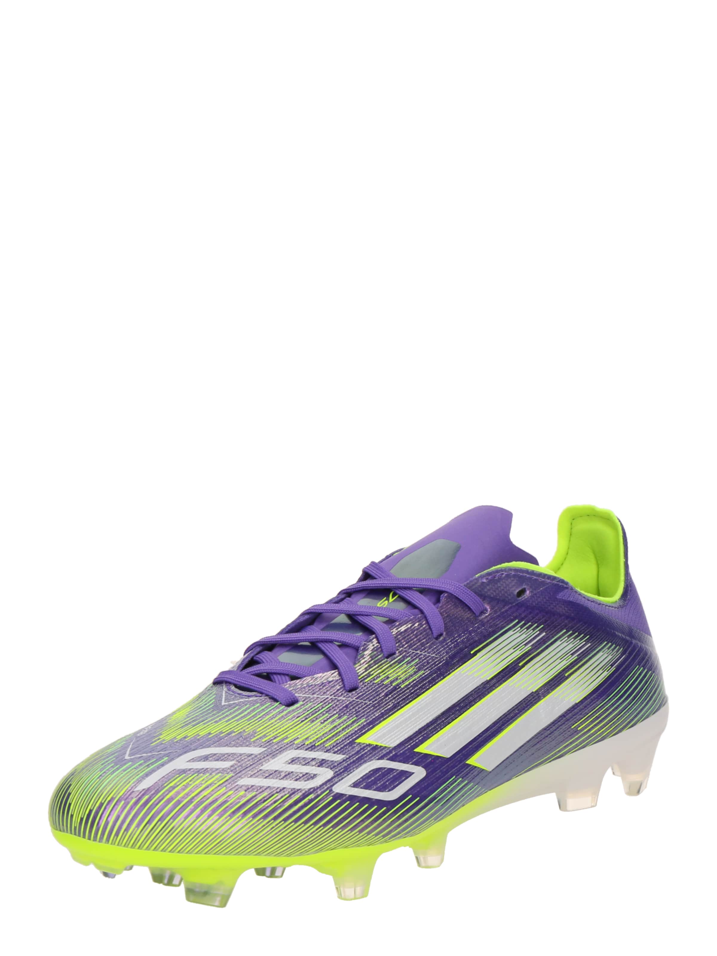 ADIDAS PERFORMANCE Kopačky 'F50 Pro' - svetlozelená / tmavofialová / šedobiela, Produkt