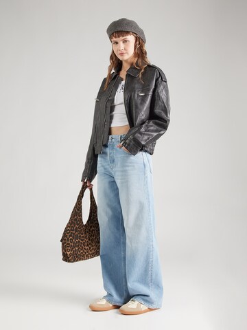 TOPSHOP Демисезонная куртка в Черный