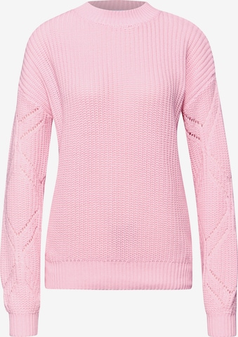 Street One Studio Sweater in Pink: front