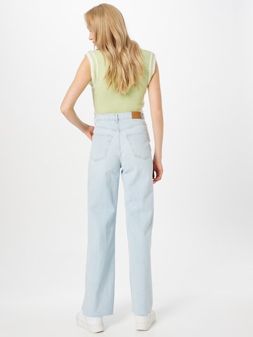 Gina Tricot Wide Leg Jeans 'Idun' i blå