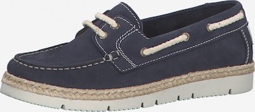 TAMARIS Moccasins in Blue: front