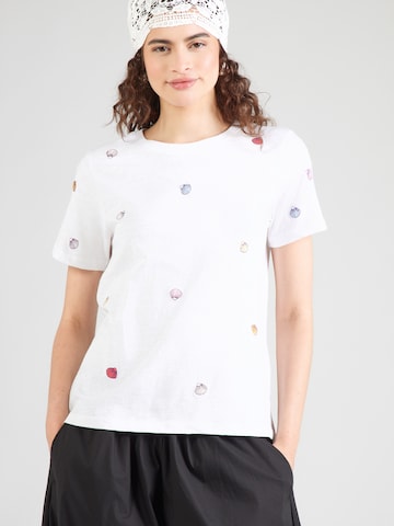 NÜMPH Shirt 'NUShellpa' in White: front