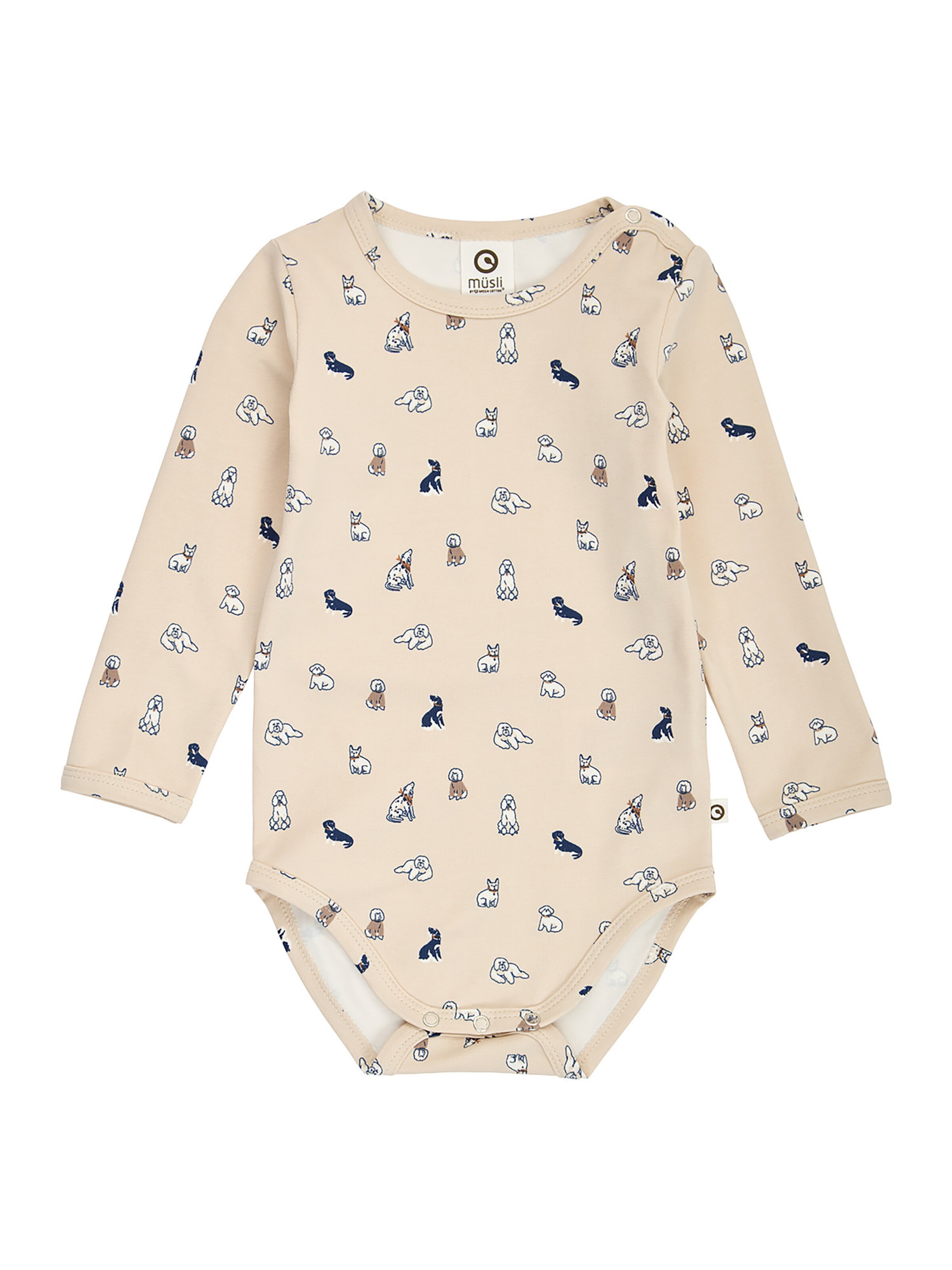 Müsli Romper/bodysuit in 56 in Beige / Dark blue / Brocade / White, Item view