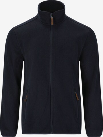 Gipfelglück Athletic Fleece Jacket 'Heinz' in Blue: front
