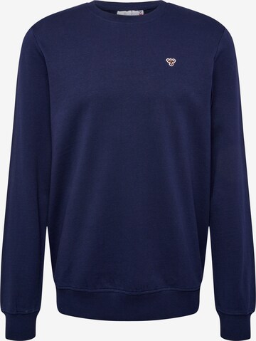 Hummel Sportsweatshirt 'Fred' in Blauw: voorkant