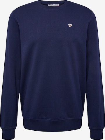 Hummel Athletic Sweatshirt 'Fred' in Blue: front
