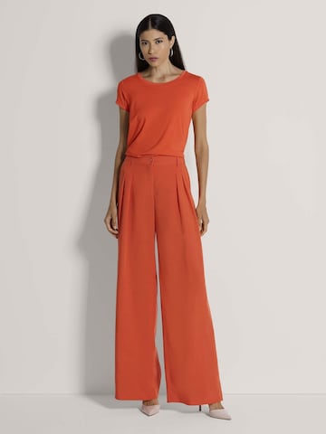 MADELEINE Loosefit Bandplooibroek in Oranje