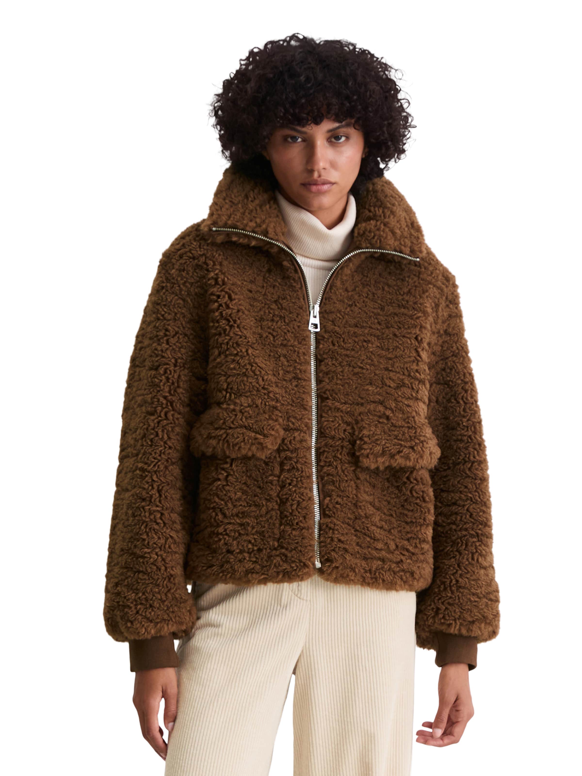 Giacca di mezza stagione di Marc O'Polo in marrone: frontale