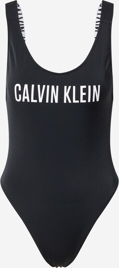Calvin Klein Swimwear Badeanzug in schwarz / weiß, Produktansicht