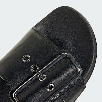 ADIDAS ORIGINALS Pantolette 'Adidas x Jeremy Scott Adilette' in Schwarz