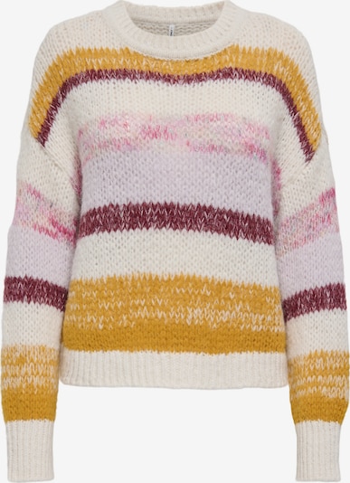 Megztinis 'ONLAlyssa' iš ONLY, spalva – kremo / kario spalva / rožių spalva / vyno raudona spalva, Prekių apžvalga