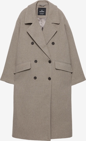 Pull&Bear Płaszcz przejściowy w kolorze szary: przód