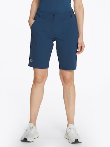 ZIENER Regular Workout Pants 'NILSA' in Blue: front