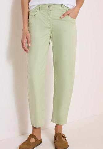 CECIL Barrel Pants in Green: front