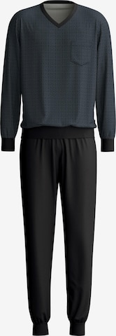 CALIDA Pajamas long 'Relax Streamline' in Black: front