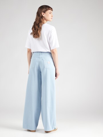 Kaotiko Wide Leg Jeans i blå