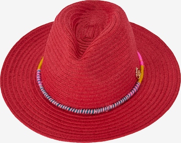 Cappello 'Ciriaco' di Camomilla Italia in rosso: frontale