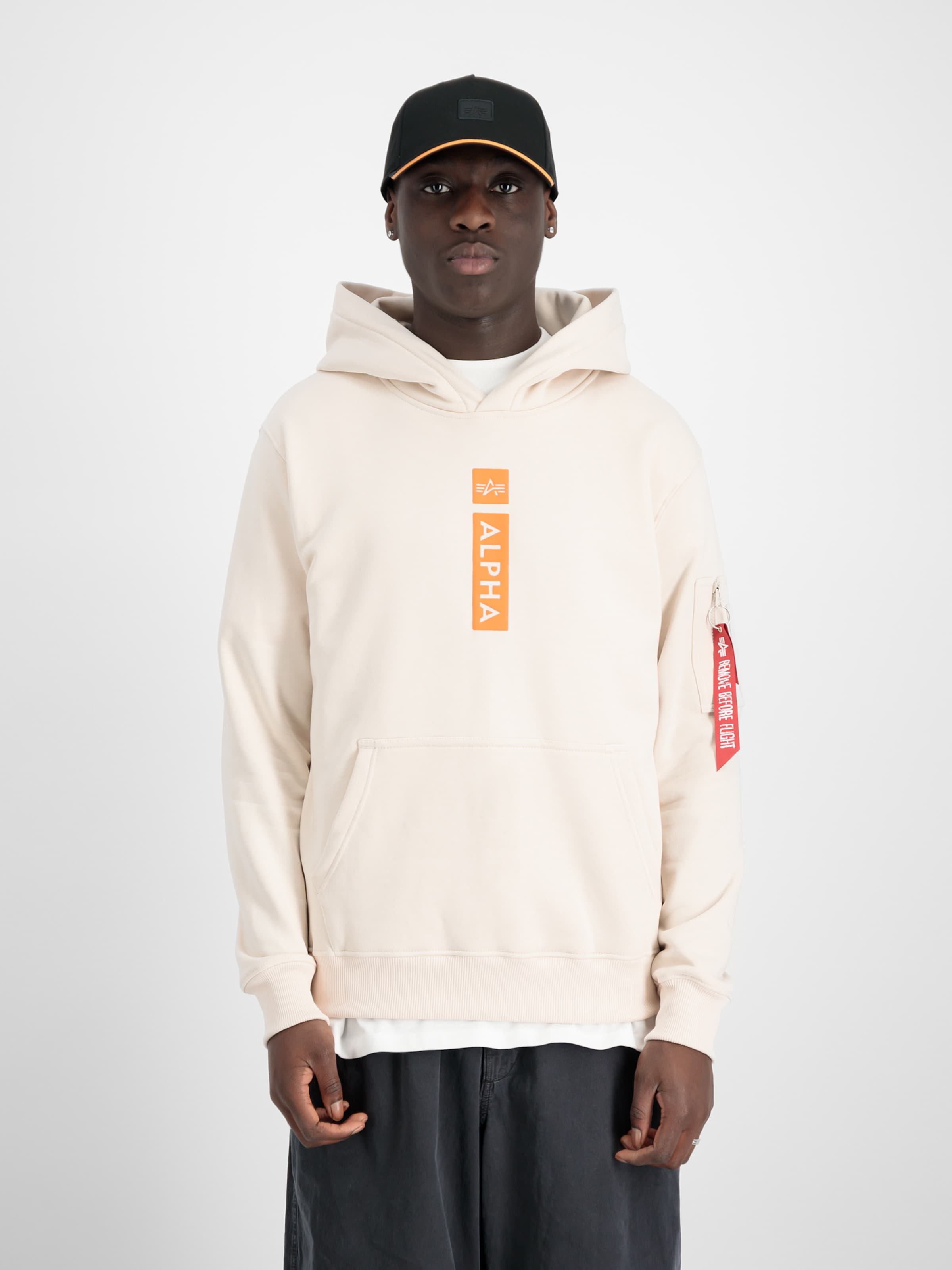 Alpha industries white sweatshirt 2025
