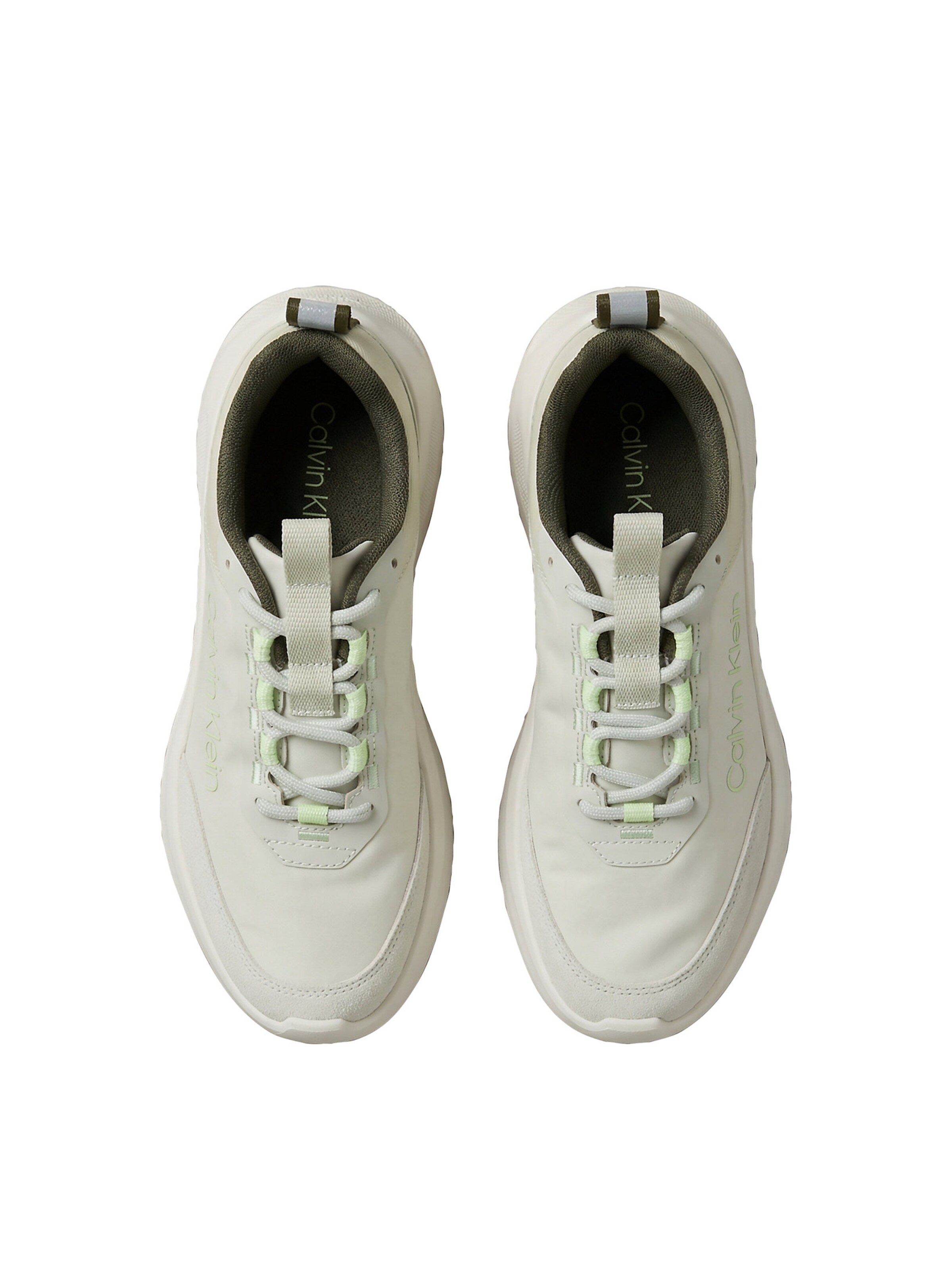 Baskets basses 'Lightweight Runner' Calvin Klein en vert