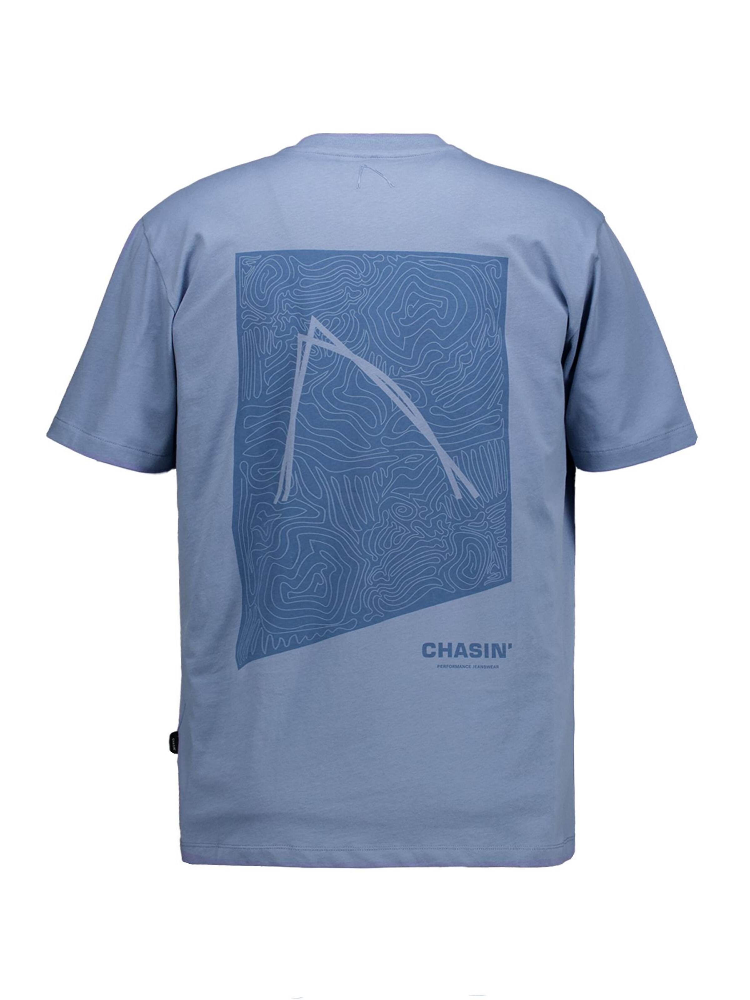 CHASIN' T-Shirt 'Motan' in Blau