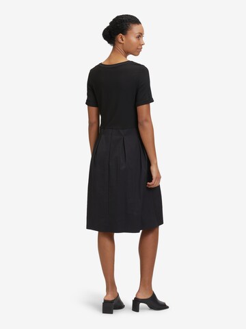 Vera Mont Sommerkleid mit Kellerfalten in Schwarz