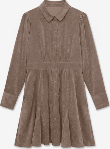 VERO MODA Blousejurk 'AWAne' in Bruin: voorkant