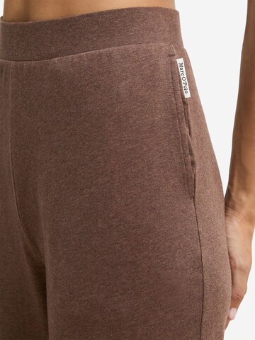 Pantalon de pyjama ' Loungewear-Styles ' Marc O'Polo en marron