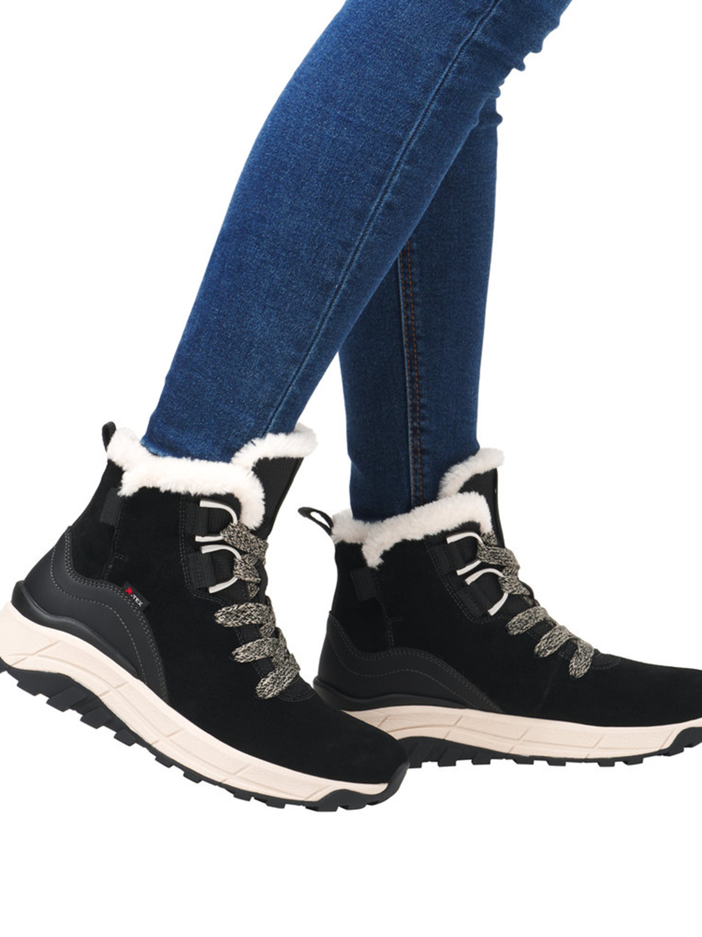 Rieker Sport - Botim com fivela em preto