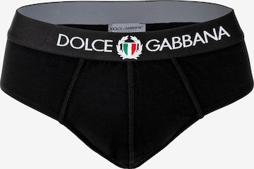 Slip DOLCE & GABBANA en noir : devant