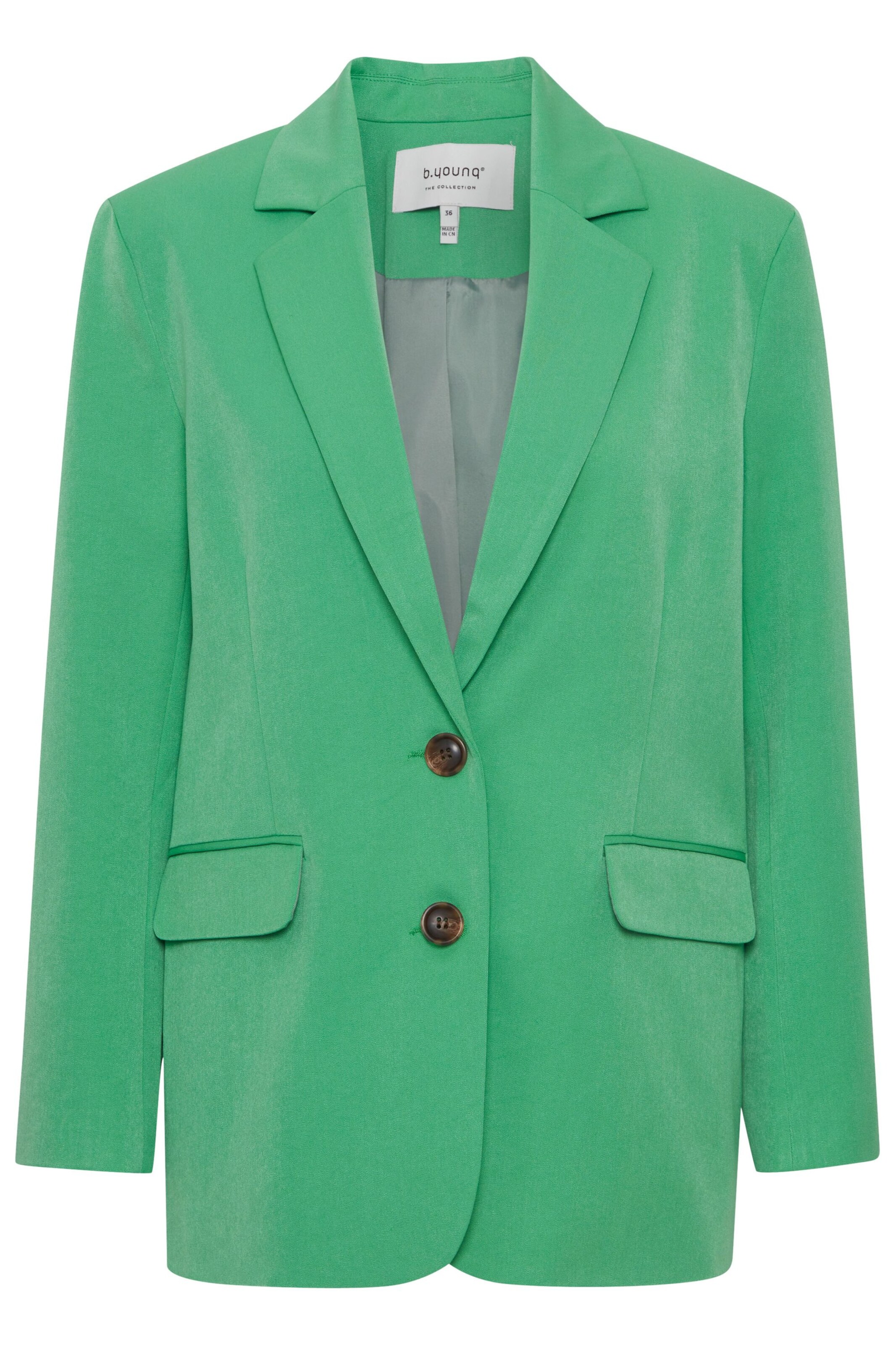 b.young Blazer 'Estale' i grøn: forside