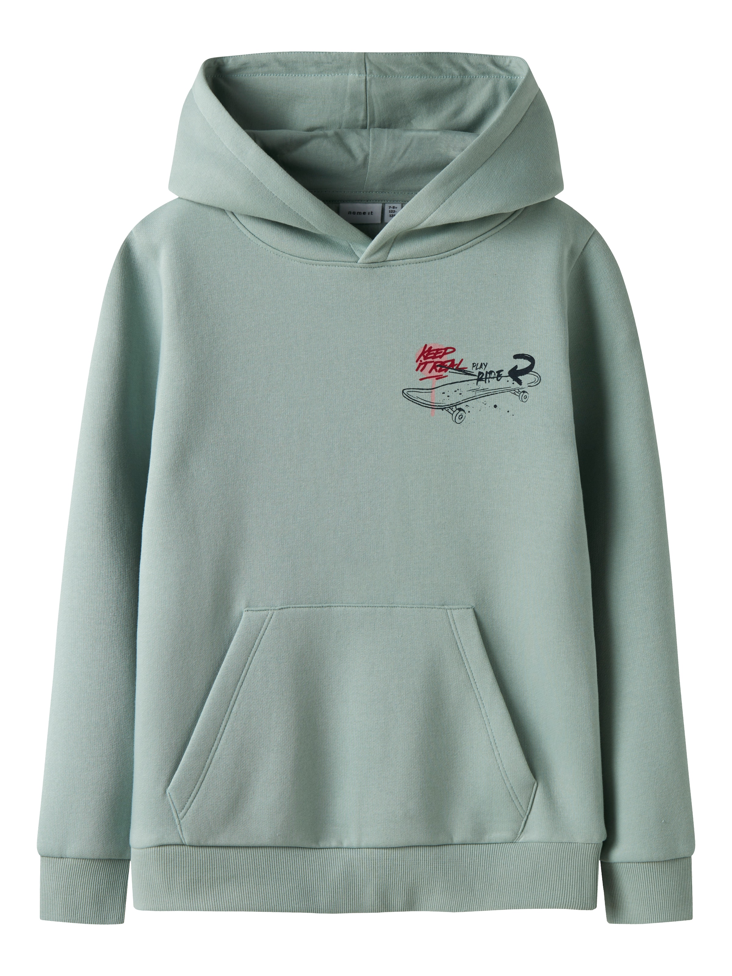 NAME IT Свитшот 'NKMKILIAN' в Зеленый: спереди