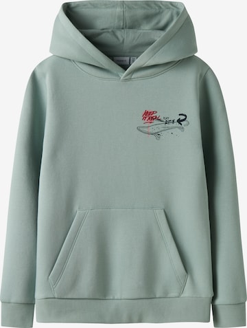 NAME IT Sweatshirt 'NKMKILIAN' in Green: front