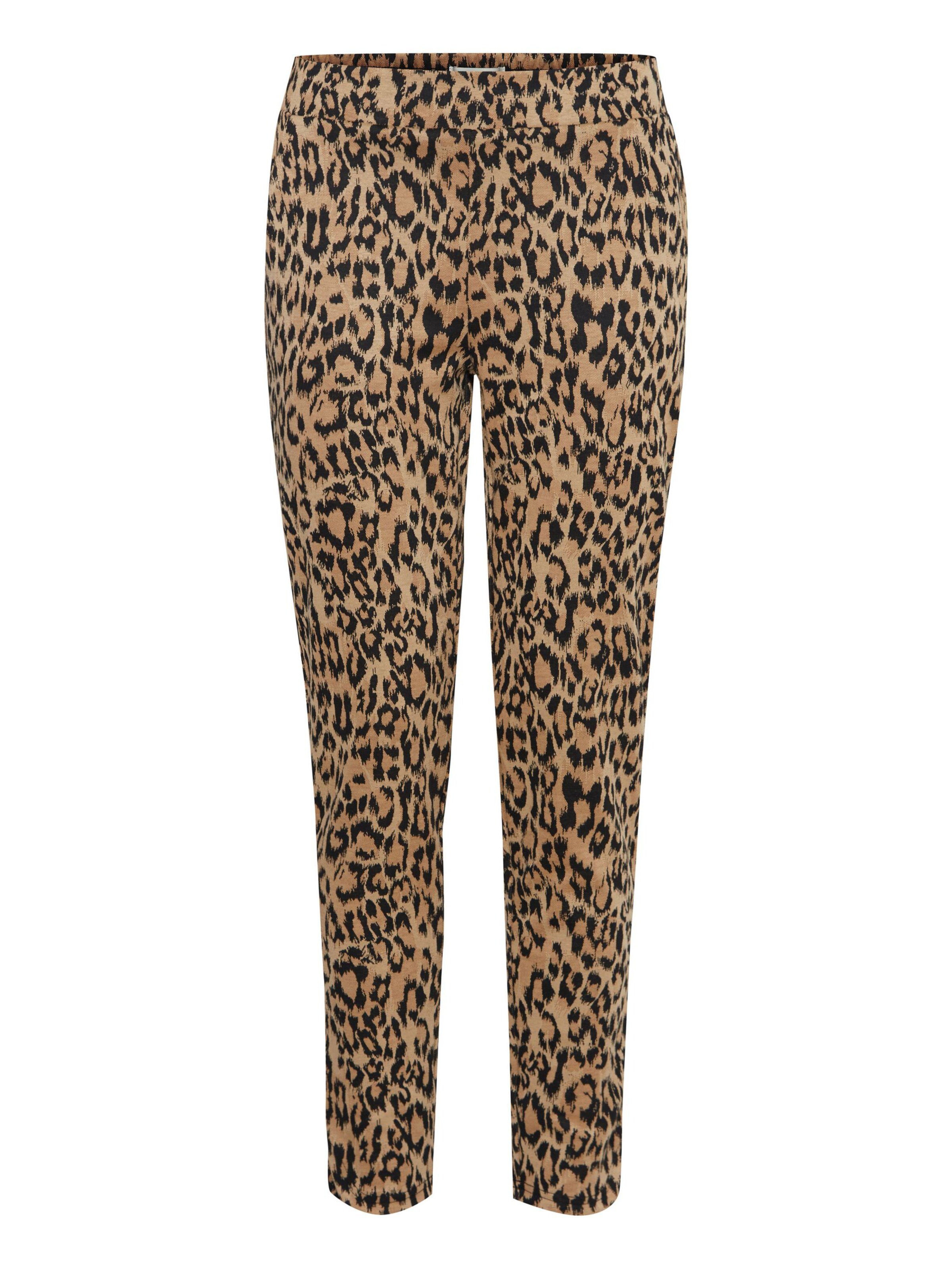 ICHI Regular Broek 'IHKate' in Beige: voorkant