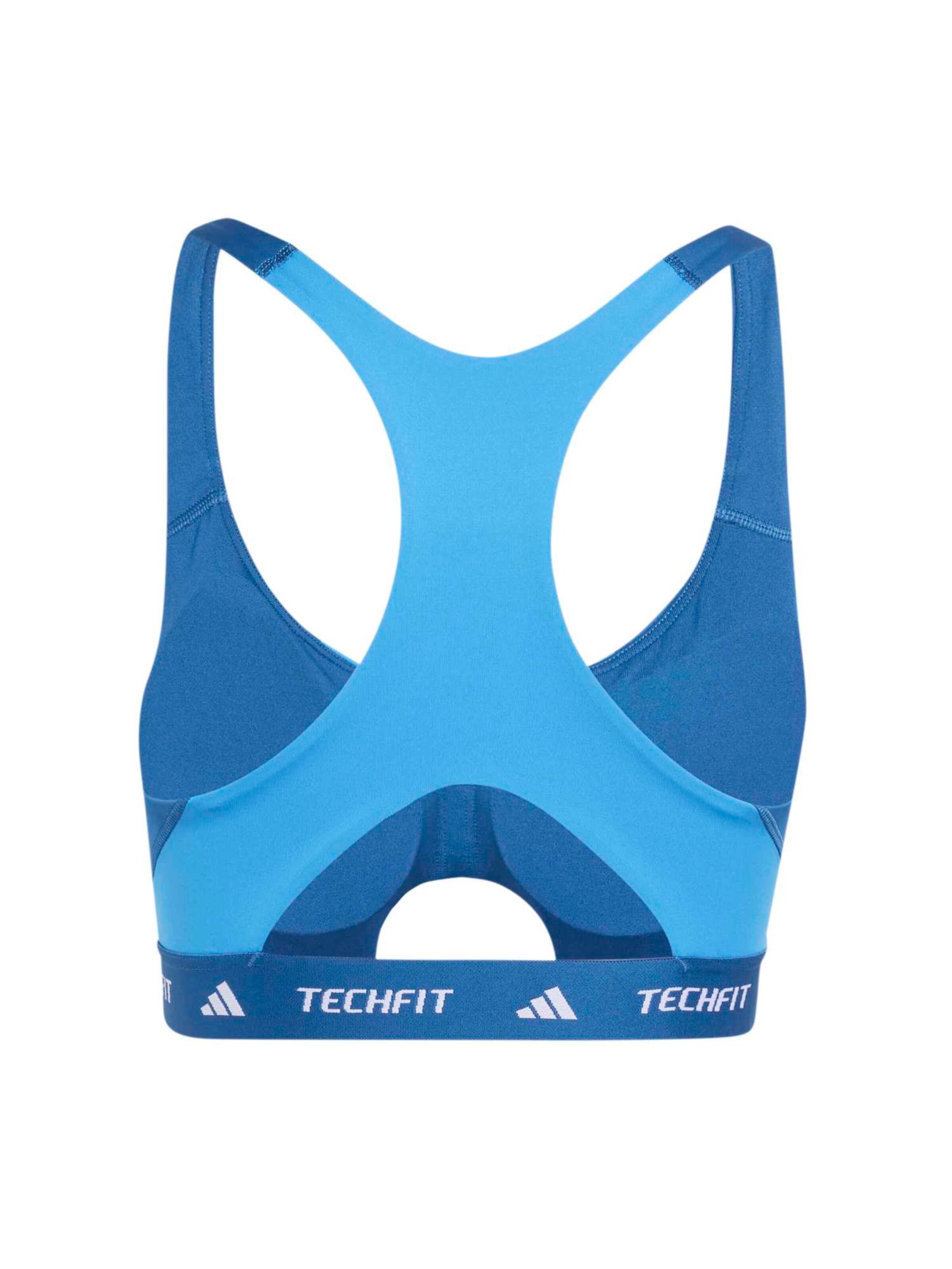 ADIDAS PERFORMANCE Bustier Sport-BH in Blau