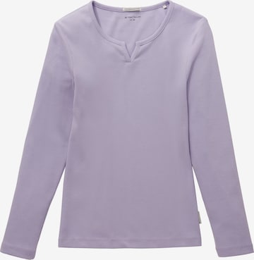 T-Shirt TOM TAILOR en violet : devant