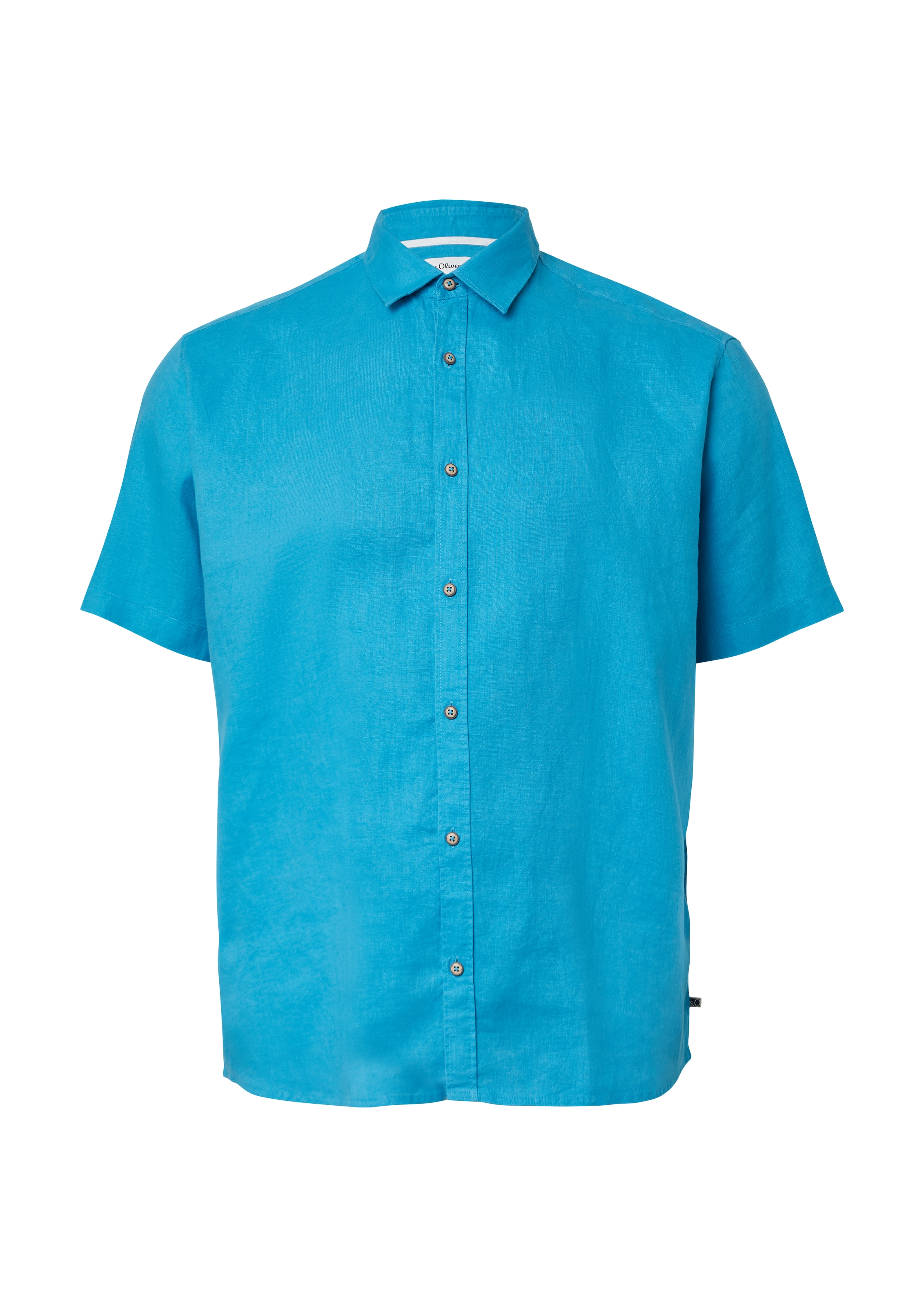 s.Oliver Men Big Sizes Hemd in Blau: Vorderseite