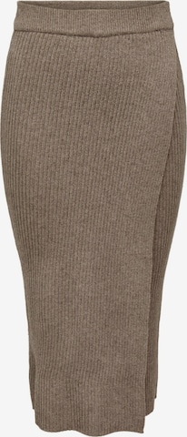 Gonna 'KATIA ' di ONLY in marrone: frontale